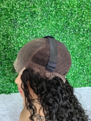 Natural wave HD closure wig units 4x4 5x5 6x6  Indian virgin hair  wig high density small knots