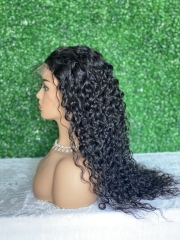 Natural wave HD closure wig units 4x4 5x5 6x6  Indian virgin hair  wig high density small knots