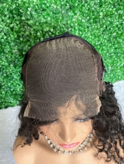 Natural wave HD closure wig units 4x4 5x5 6x6  Indian virgin hair  wig high density small knots