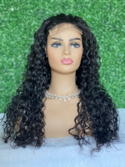 Natural wave HD closure wig units 4x4 5x5 6x6  Indian virgin hair  wig high density small knots