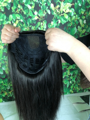 Straight HD lace closure 2*3 wig high density top quality Indian virgin hair unit small knots invisible lace Swiss lace