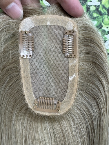Youzi Wholesale Russian Human Hair Women Topper 3*5 Silk Base Topper